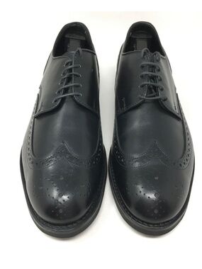 Allen Edmonds Nomad Black Wingtip 9 D EUC
